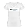 Playera Dama: Algodón Peinado Cuello V Miniatura