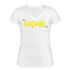 Playera Dama: Algodón Peinado Cuello V Miniatura