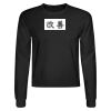 Crop Top Unisex Manga Larga Miniatura